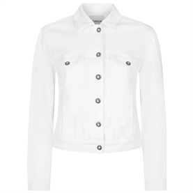 Dondup Giubbino Denimjakke, Hvid